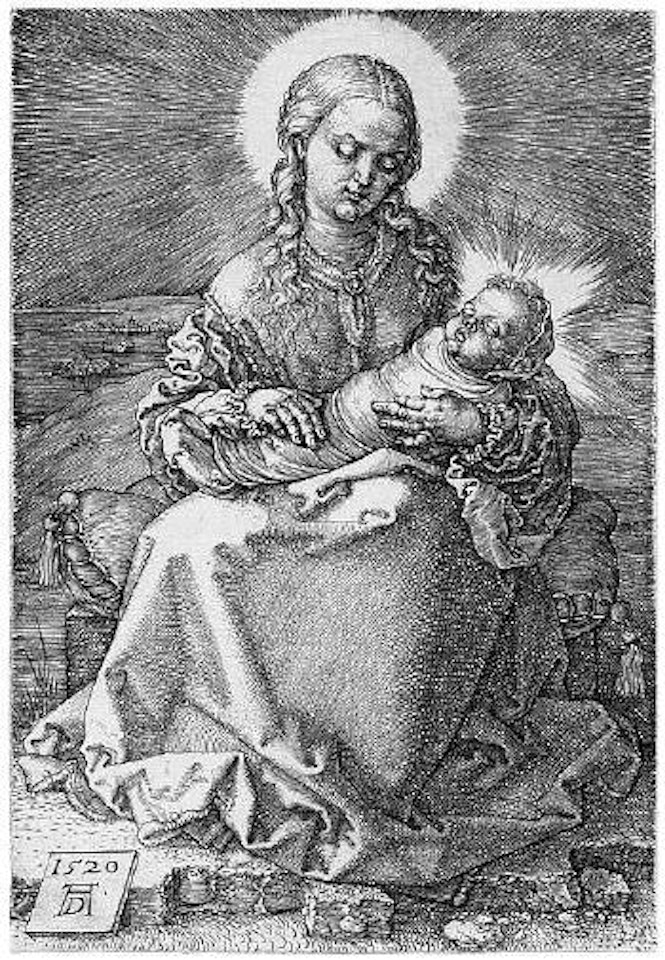 Die Jungfrau mit dem Wickelkind by Albrecht Dürer