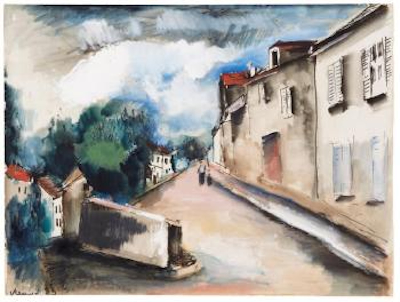 Village by Maurice de Vlaminck