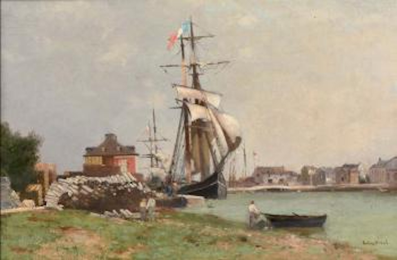 Chargement de bateau by Germain-Fabius Brest