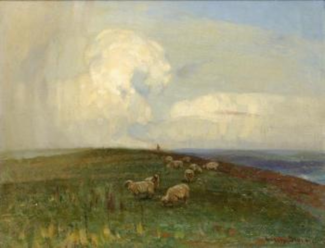 Study for the Crest of the Hill by John Arnesby Brown