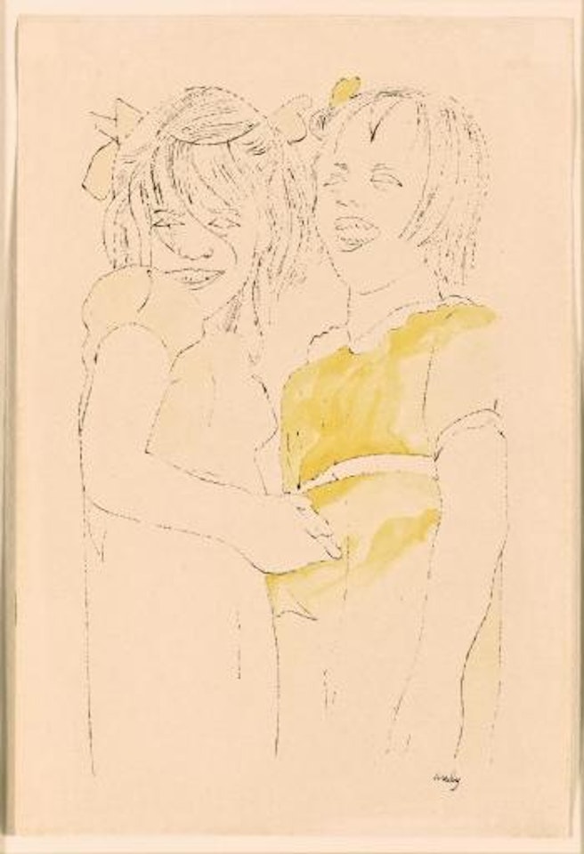 Happy Birthday, two children by Andy Warhol