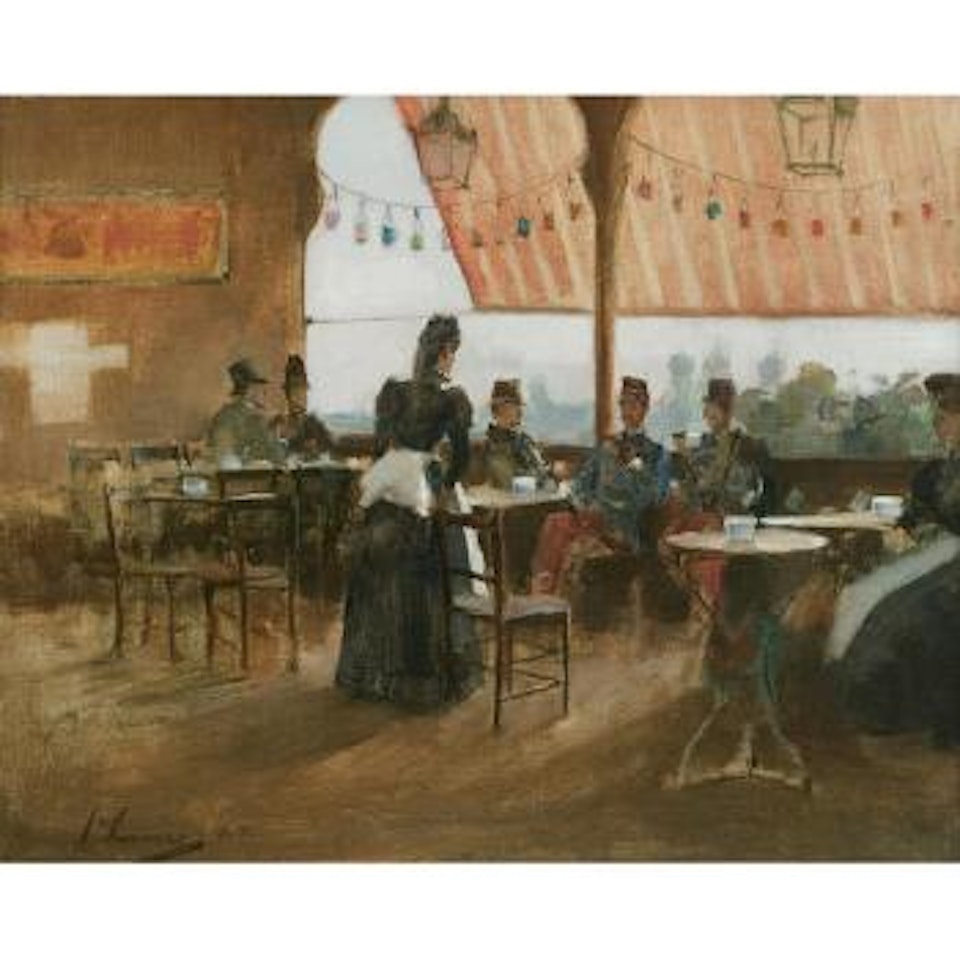 The Bishops Castle Tearooms by John Lavery