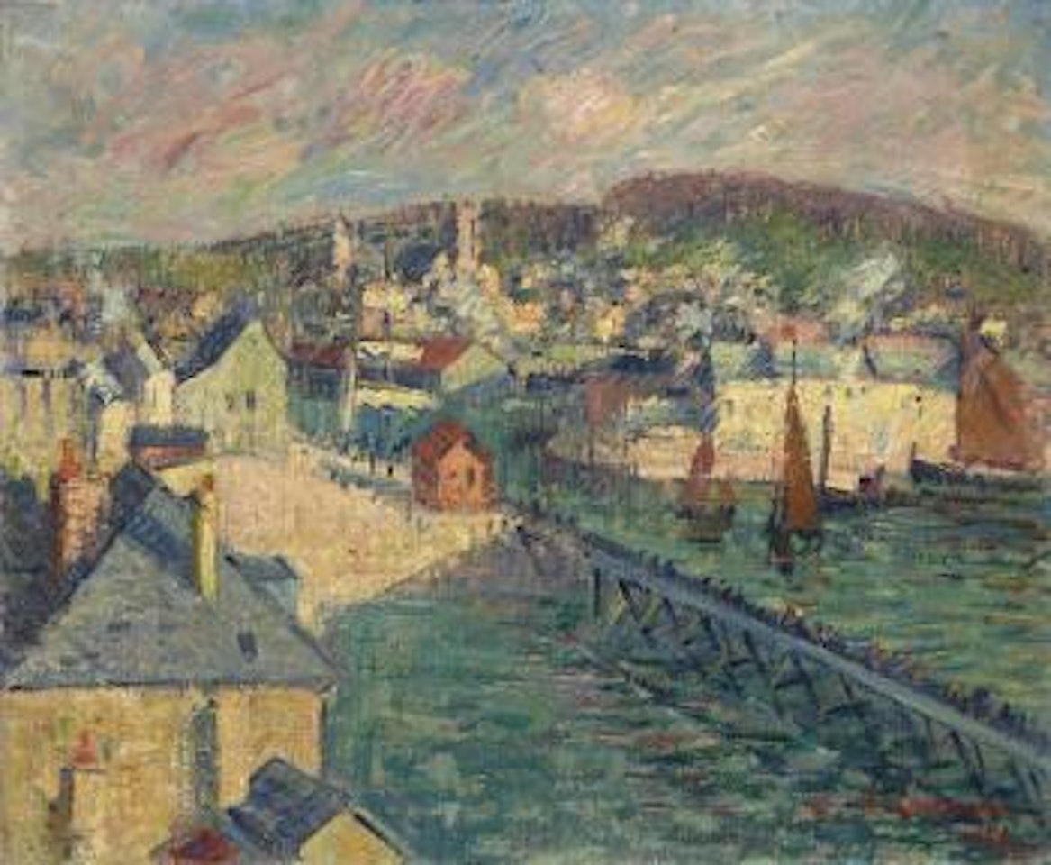Le port de Fécamp by Gustave Loiseau