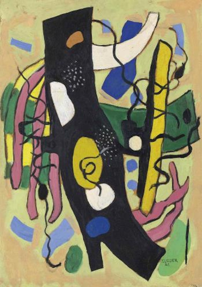 Composition abstraite by Fernand Leger
