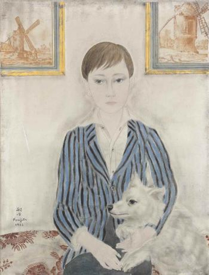 Portrait d'un garçon by Leonard Tsuguharu Foujita