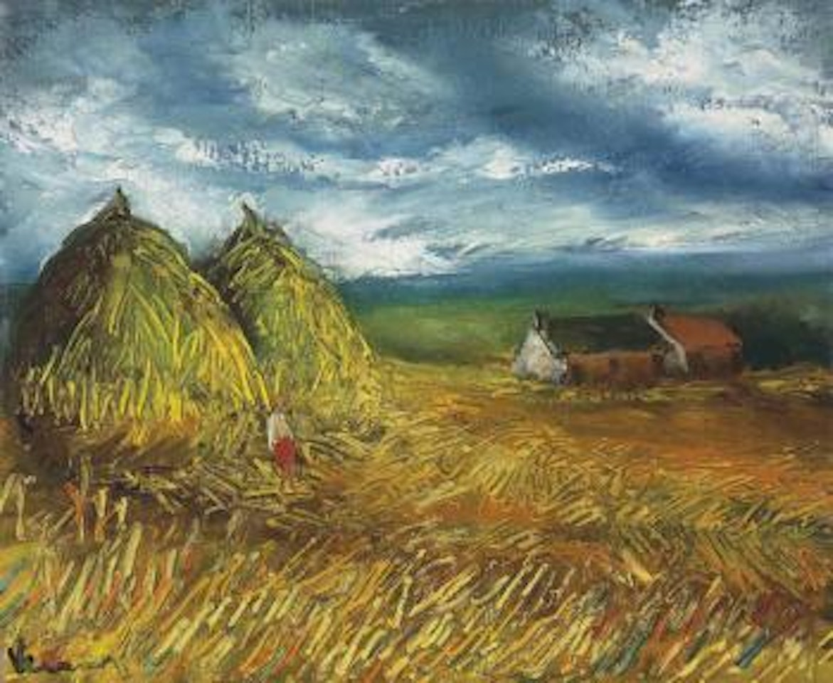 Les deux meules by Maurice de Vlaminck