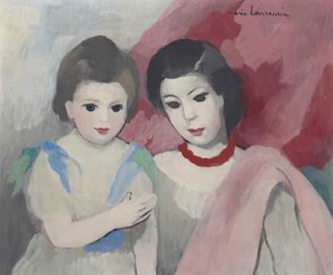 Les deux sœurs by Marie Laurencin