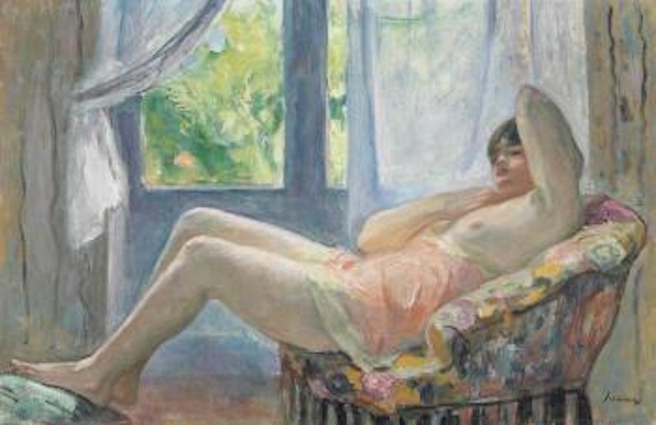 Femme dans un fauteuil by Henri Lebasque