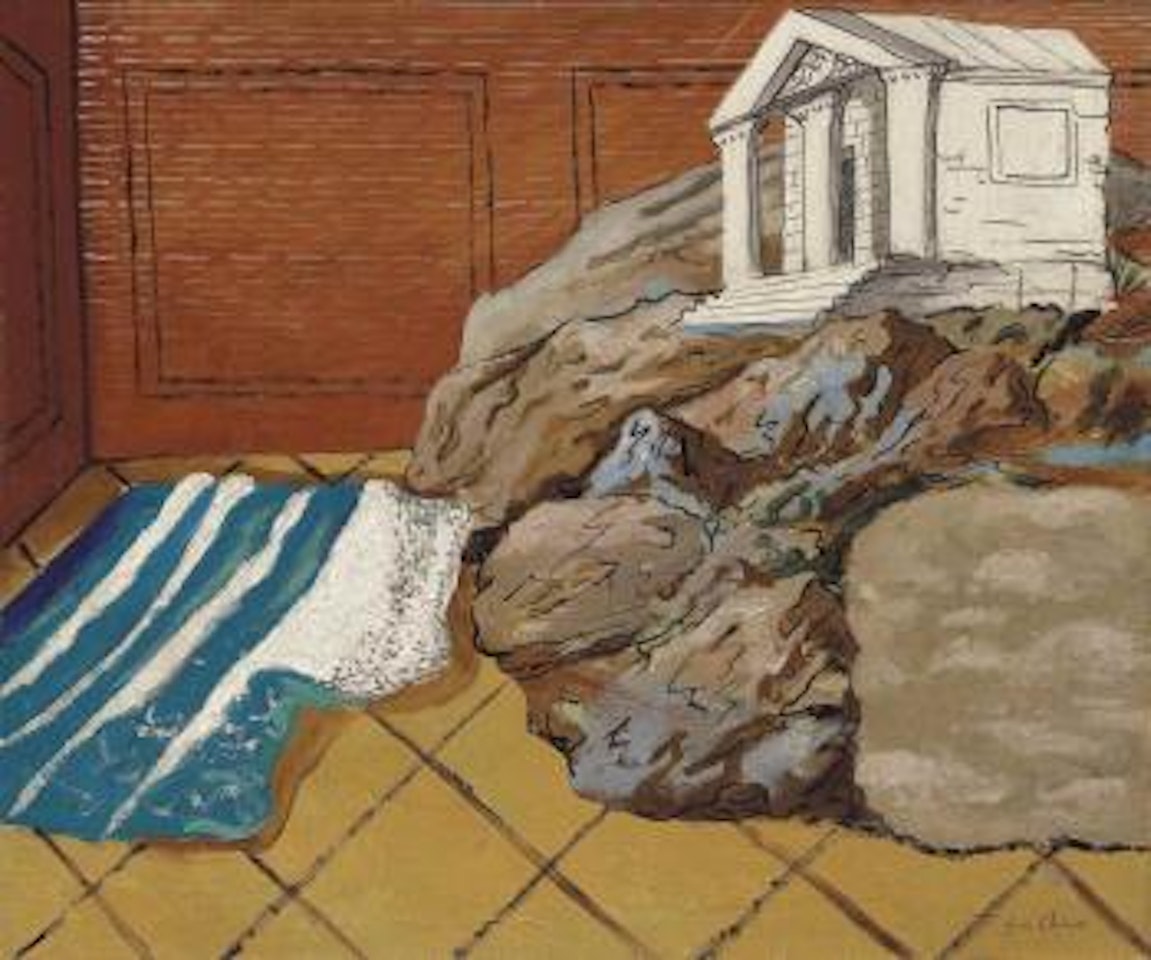 Tempio in una stanza by Giorgio de Chirico