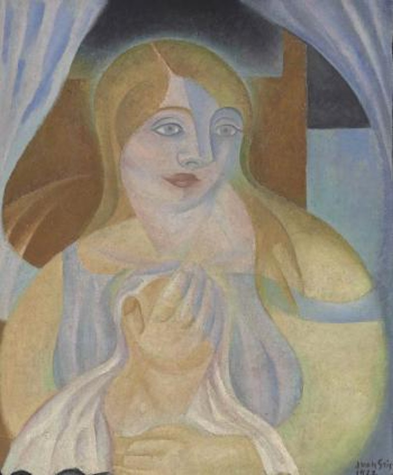 Portrait de jeune fille by Juan Gris
