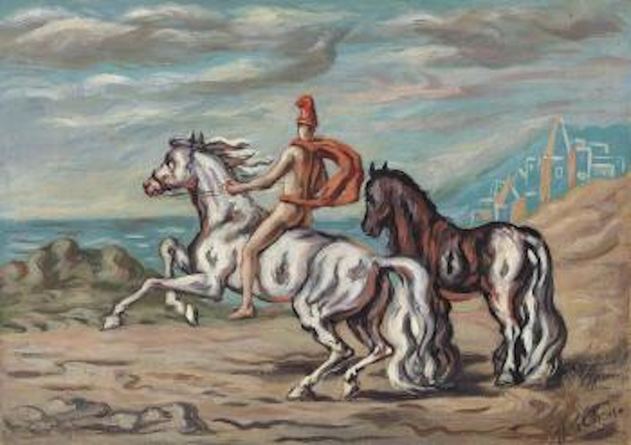 Cavaliere frigio by Giorgio de Chirico