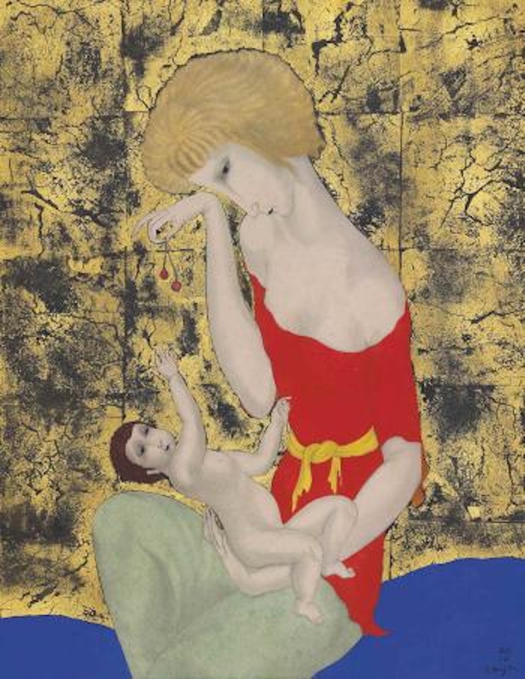 Mère et enfant by Leonard Tsuguharu Foujita