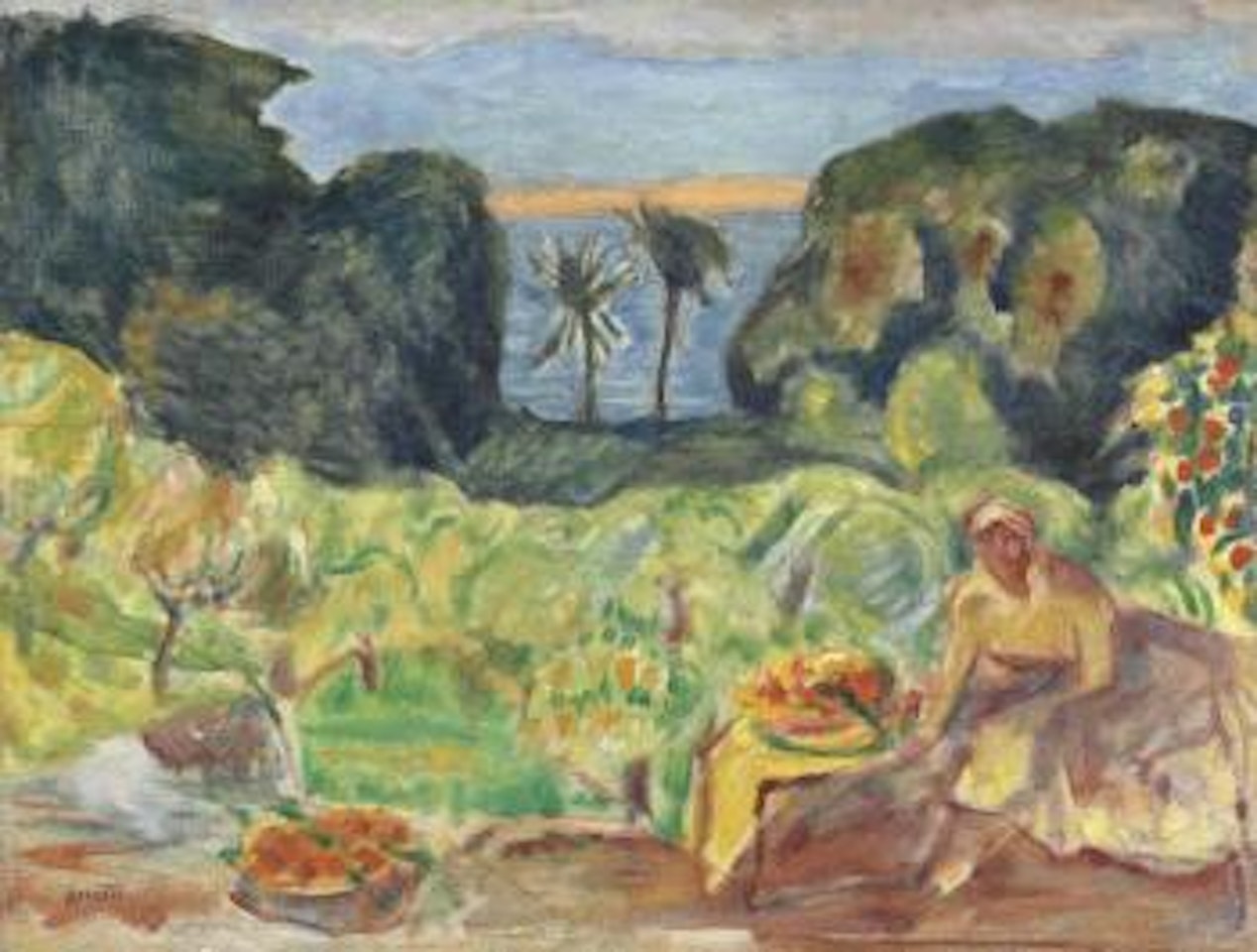 Jardin méditerranéen by Pierre Bonnard