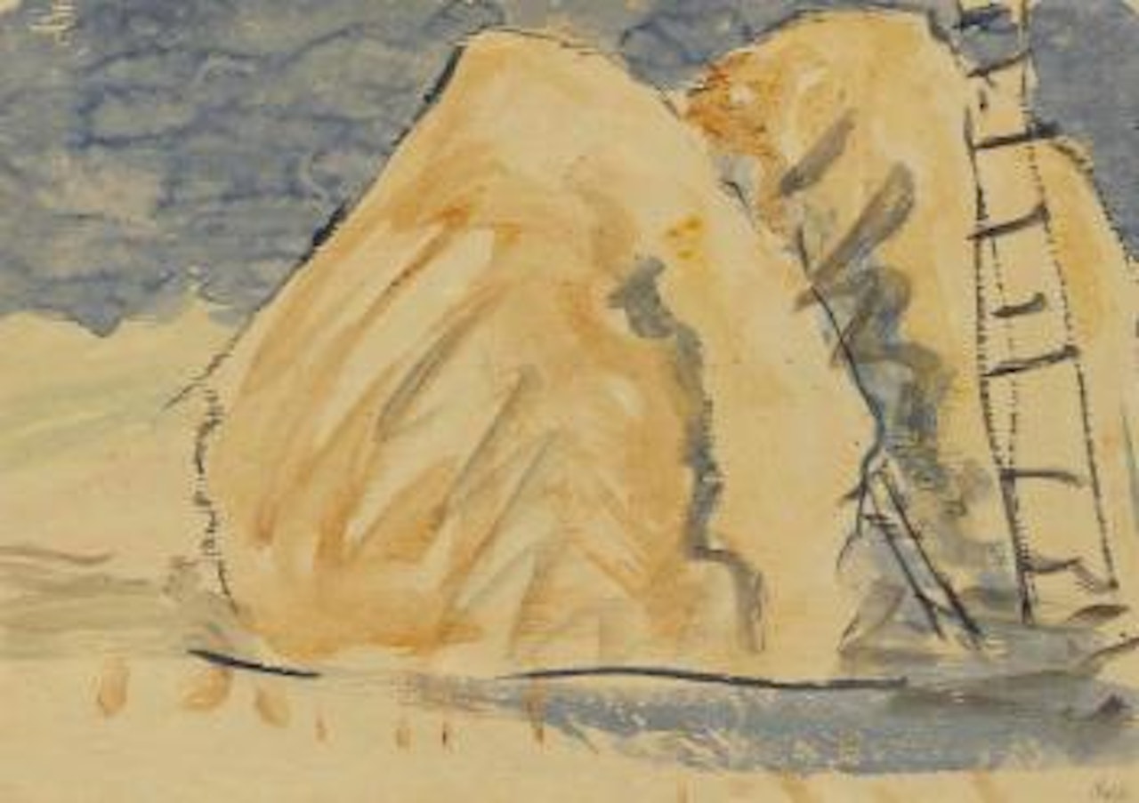 Landschaft mit Korndienen by Emil Nolde