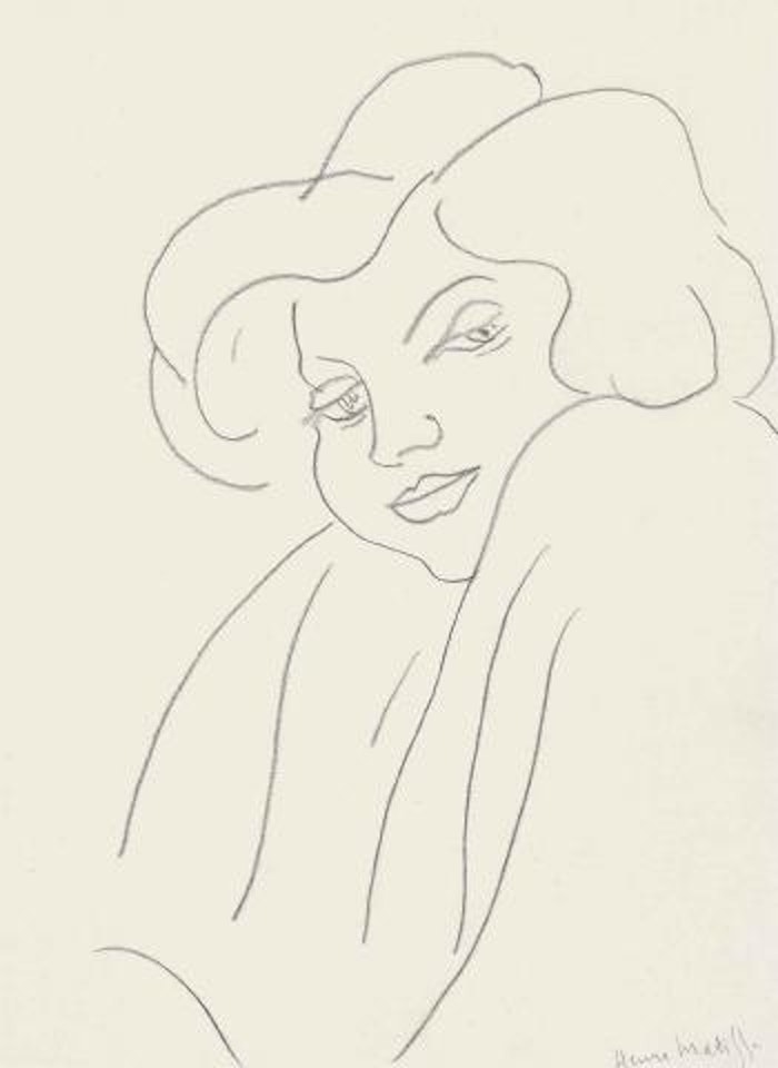 Jeune fille souriante by Henri Matisse