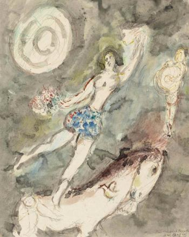 L'acrobate by Marc Chagall