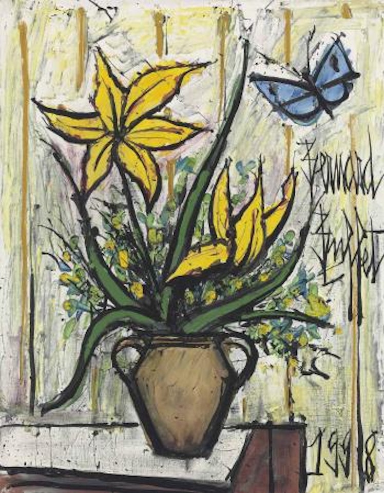 Bouquet dans une cruche by Bernard Buffet