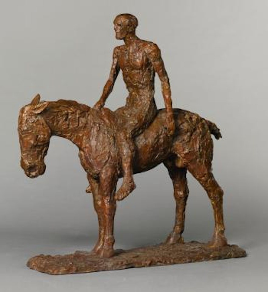 Resting Horseman by Elisabeth Frink