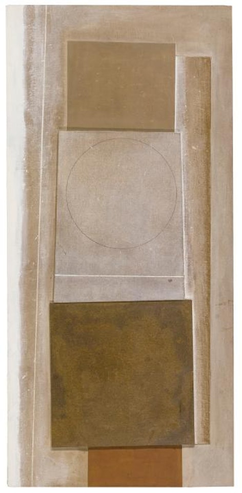 Dec 63 (Pillar with Circle) by Ben Nicholson, O.M.