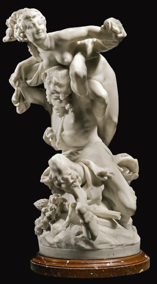 Nymph and Faun by Albert-Ernest Carrier-Belleuse