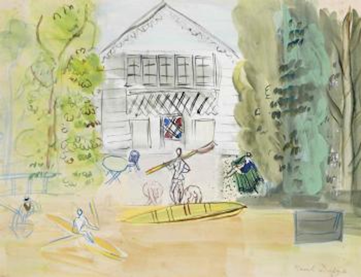 Canotiers sur la Marne by Raoul Dufy
