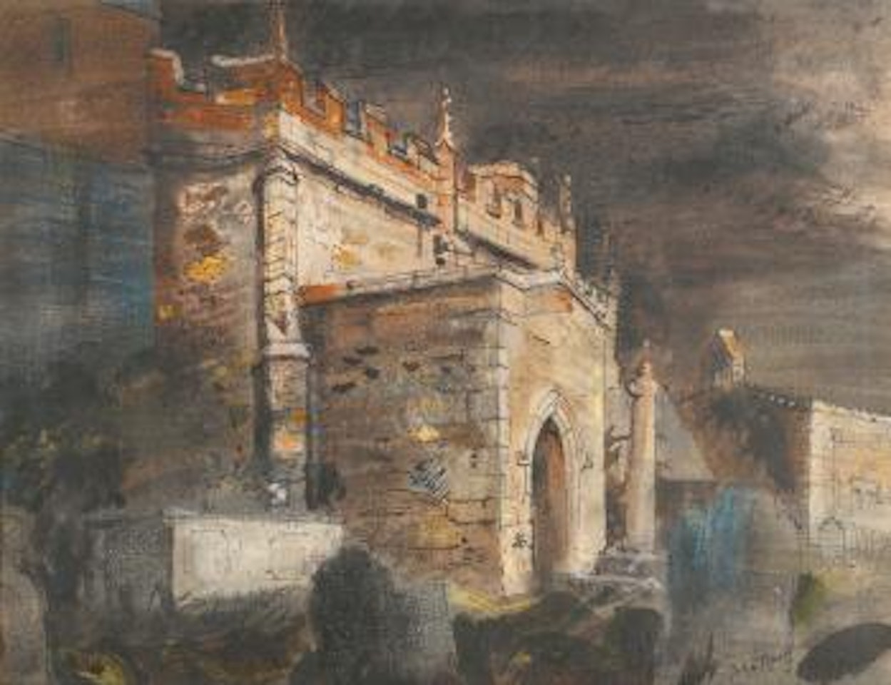 Llaneilian Church by John Piper