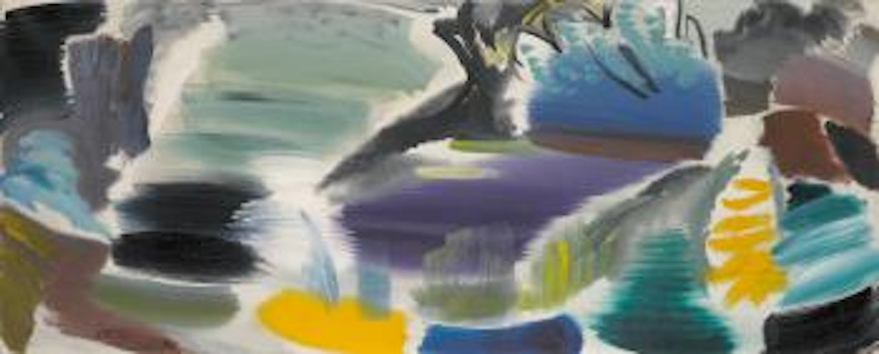 Shaded summer water by Ivon Hitchens