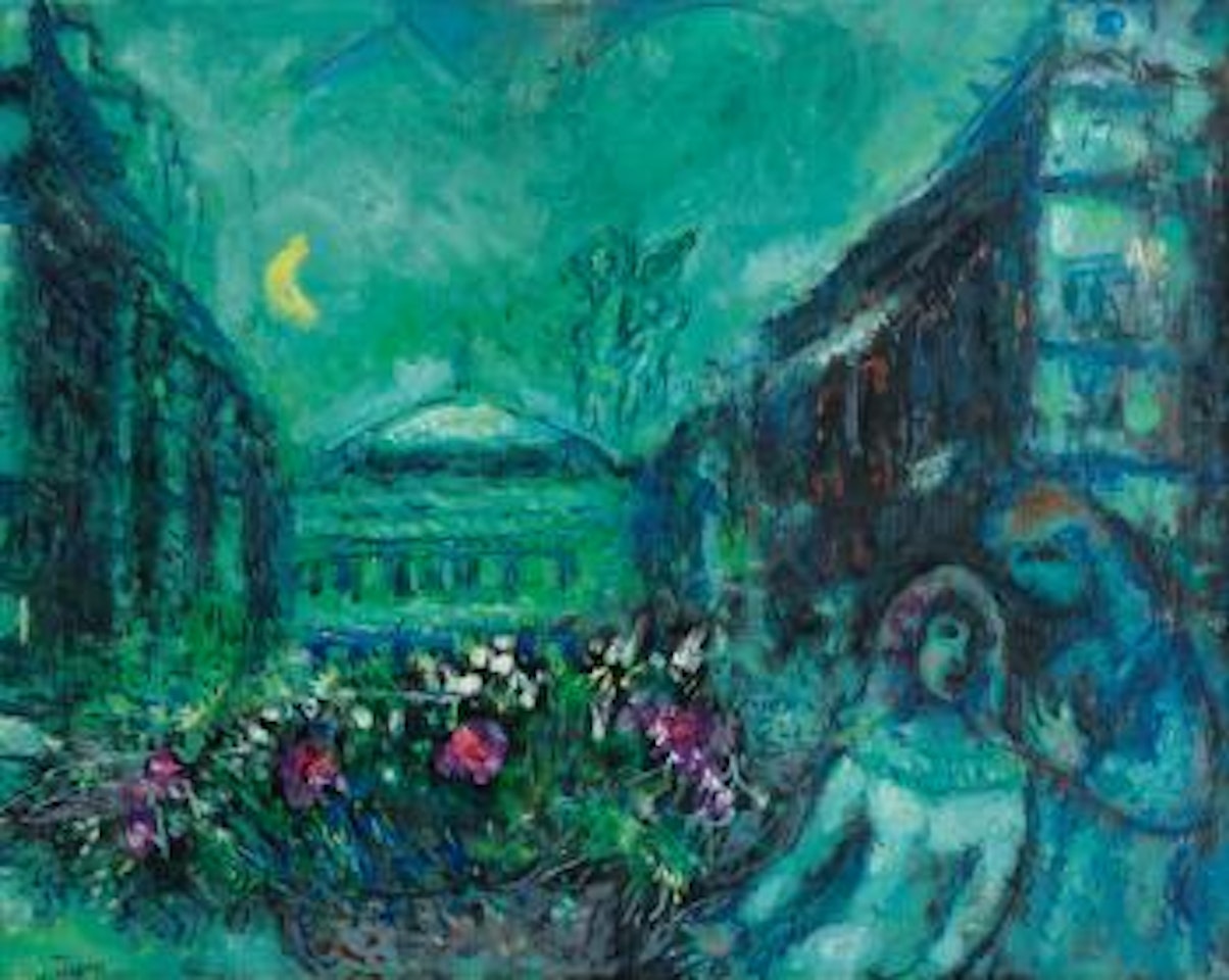 L'avenue De L'opéra by Marc Chagall