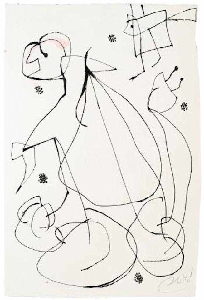 Femme, Oiseau by Joan Miró