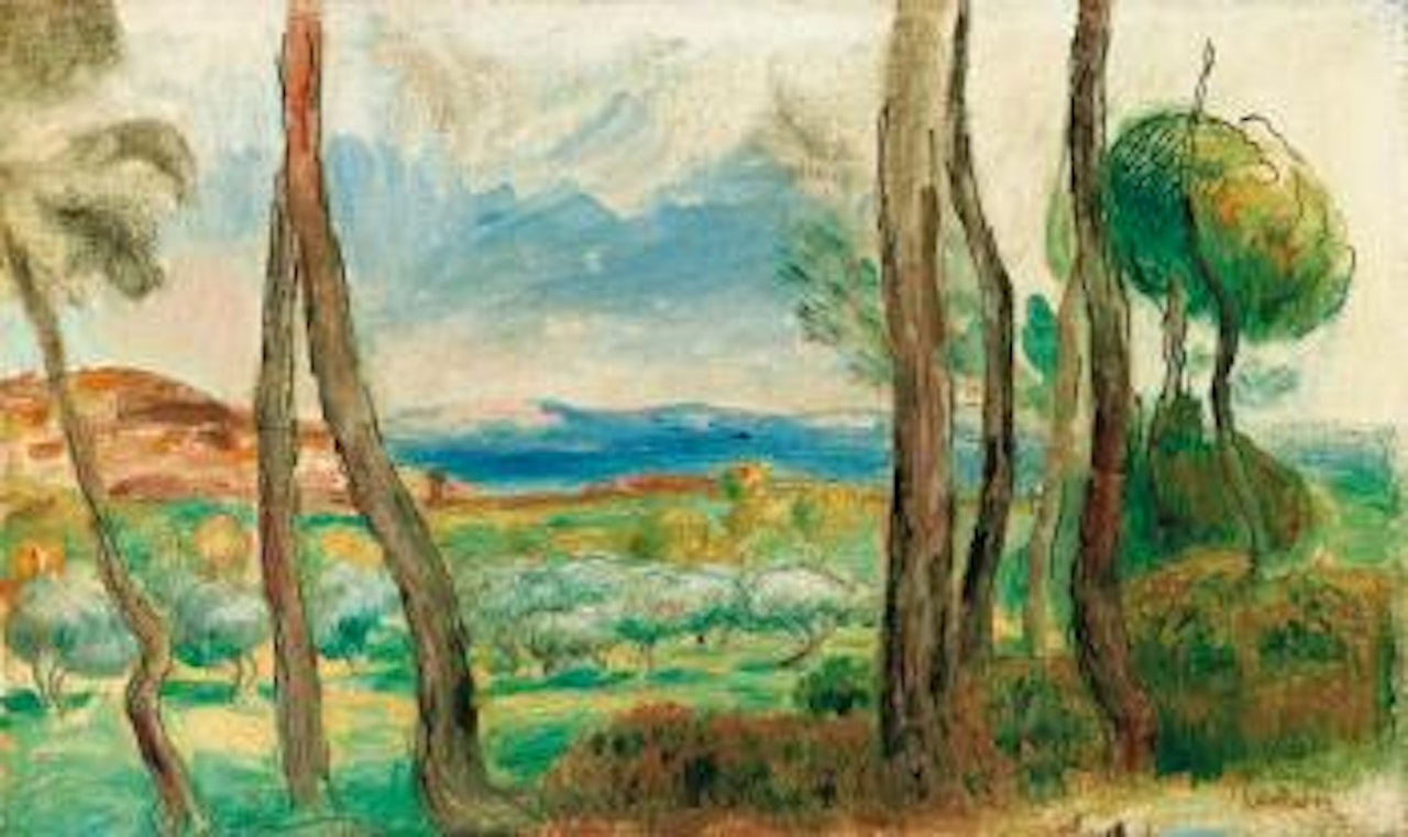Paysage MÃ©diterrannÃ©en by Pierre-Auguste Renoir