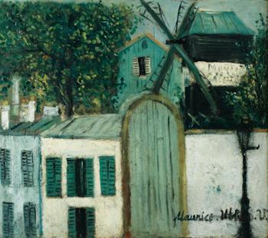 Moulin De La Galette À Montmartre by Maurice Utrillo