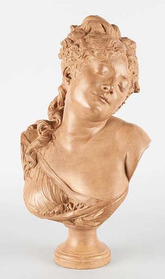 Buste de jeune femme by Albert-Ernest Carrier-Belleuse