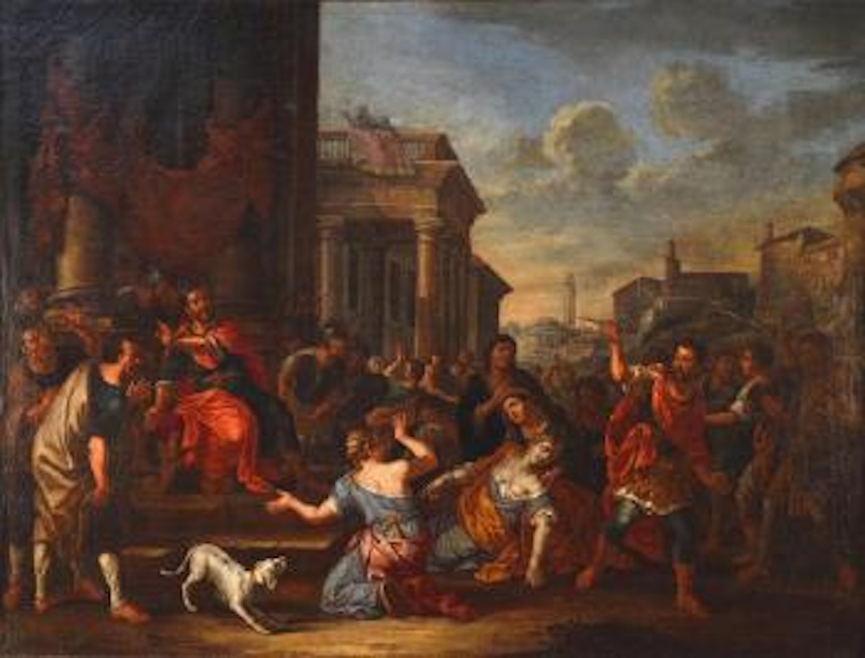 La mort de Virginie by Roman School
