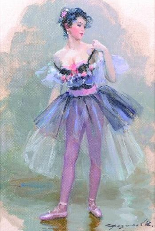 The ballet dancer by Constantin Razoumov
