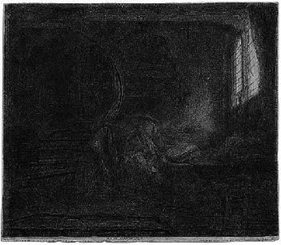 Der hl. Hieronymus im Zimmer by Attributed to Rembrandt Harmensz van Rijn