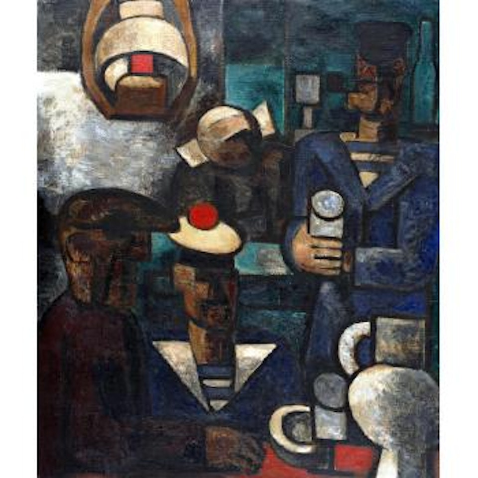 Le bar des matelots by Marcel Gromaire