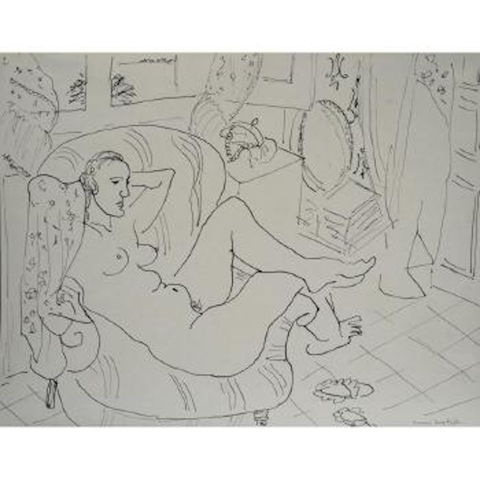 Femme nue dans un intérieur by Henri Matisse