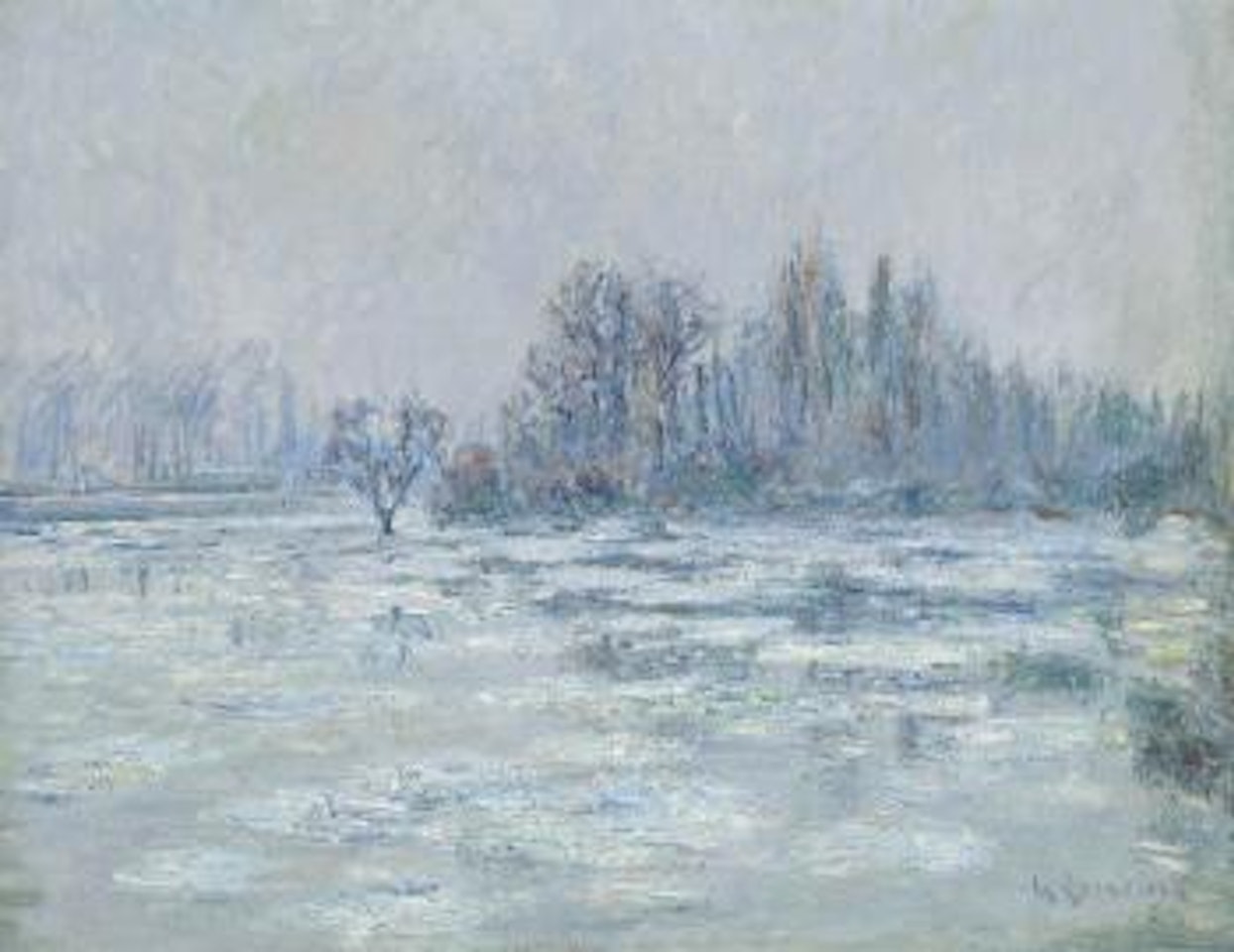 Bords de l'Oise près de Pontoise by Gustave Loiseau