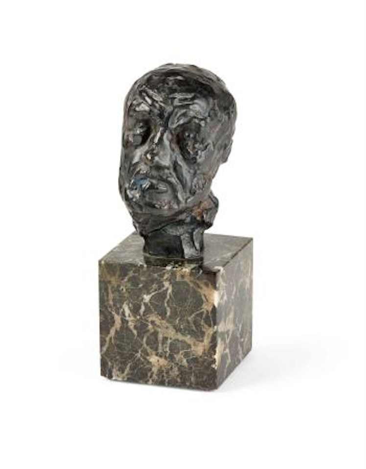 Petite tête de l’homme au nez cassé by Auguste Rodin