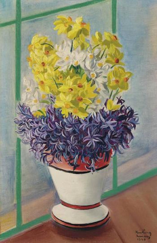 Jacinthes, narcisses et jonquilles by Moïse Kisling