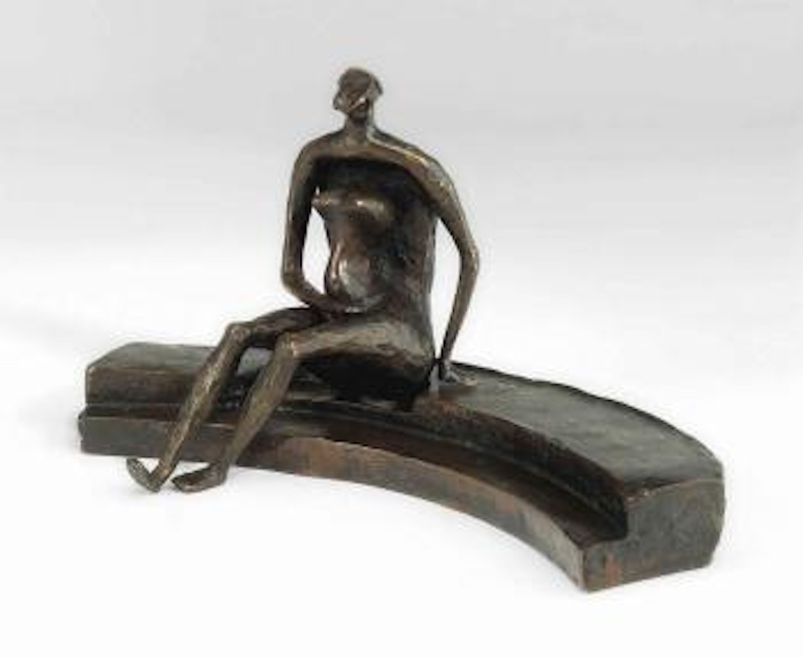 Seated Figure on Circular Steps by Henry Moore