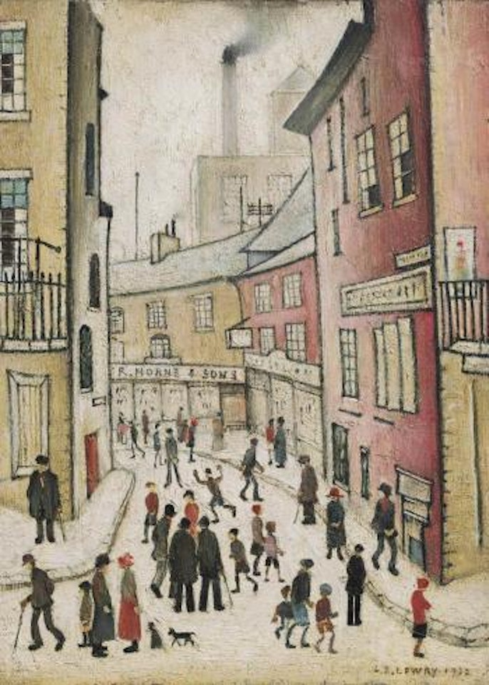 An Old Street by Laurence Stephen Lowry