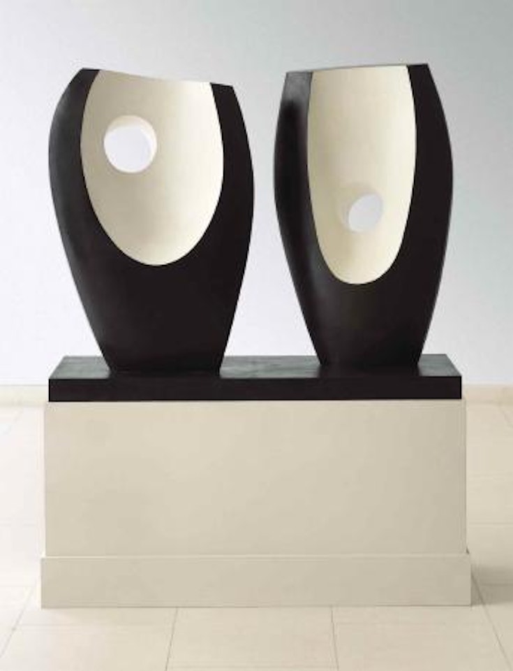 Two Forms with White (Greek) by Barbara Hepworth