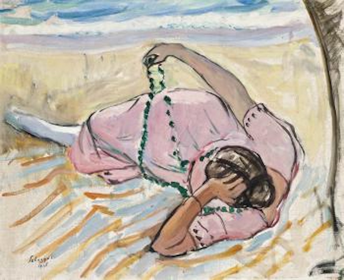 Femme étendue sous un arbre by Henri Lebasque