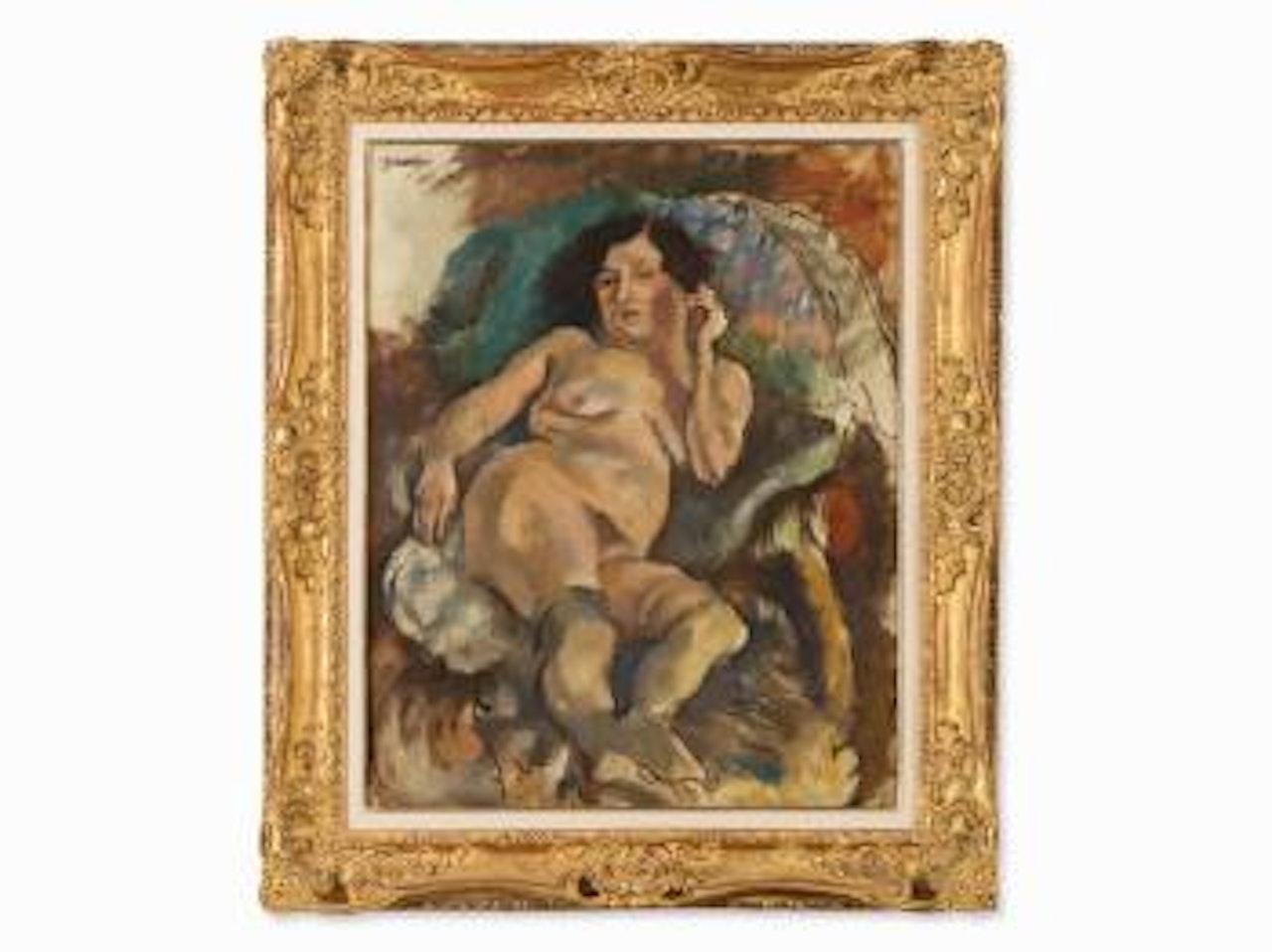 Reclining Nude by Jules Pascin
