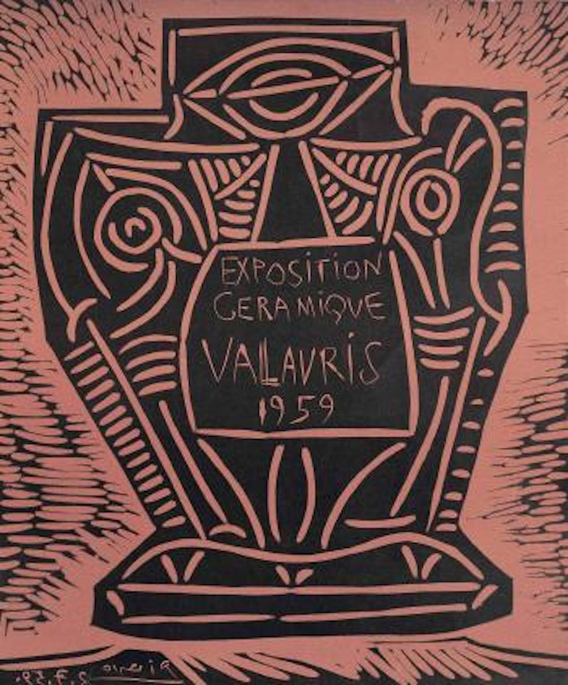 Exposition cÃ©ramique Vallauris, 1959 (Bloch 1286; Baer 1216 (of B.b.)) by Pablo Picasso