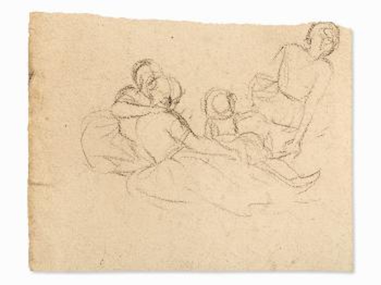 Five Girls by Adolph Menzel