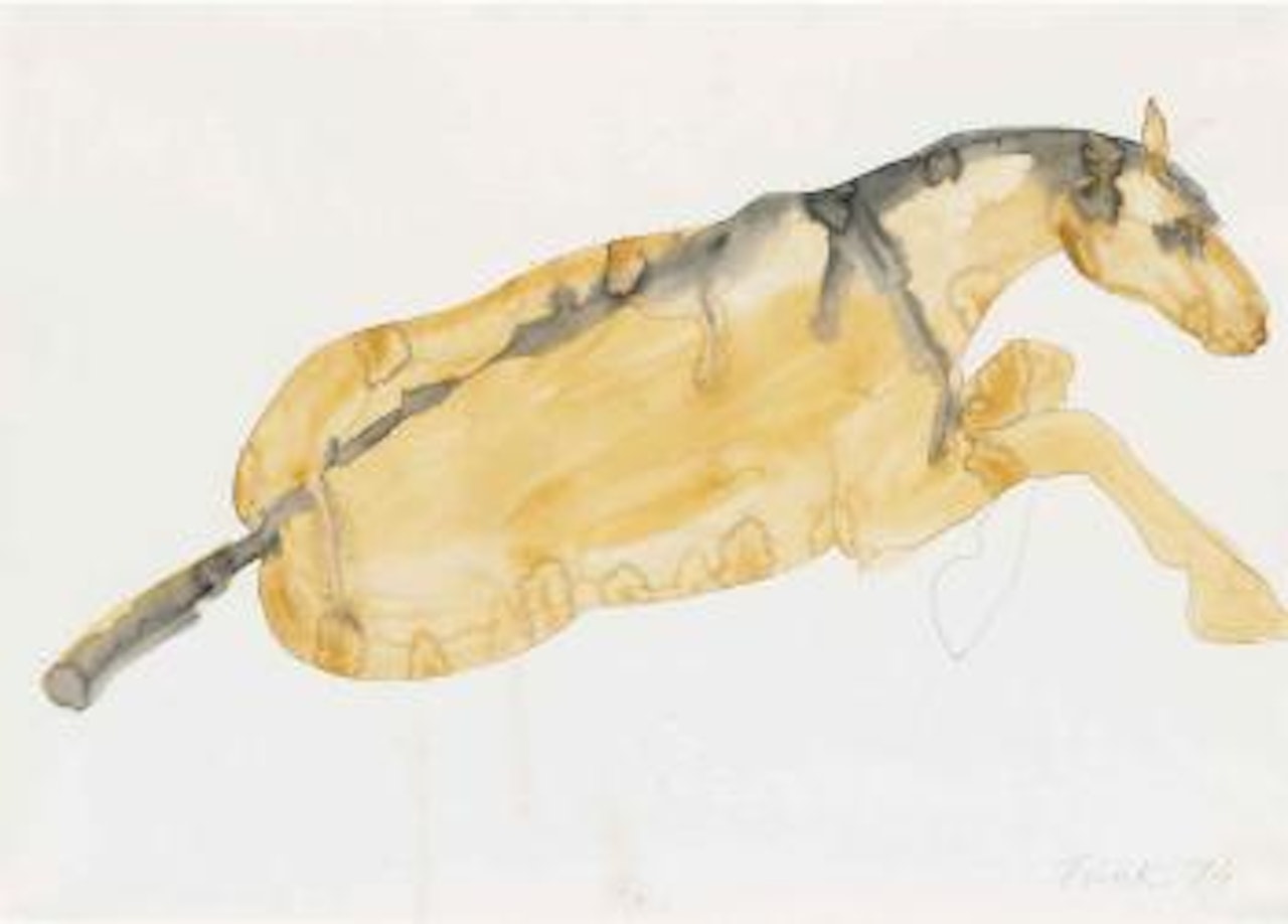 Lying Down Horse by Elisabeth Frink