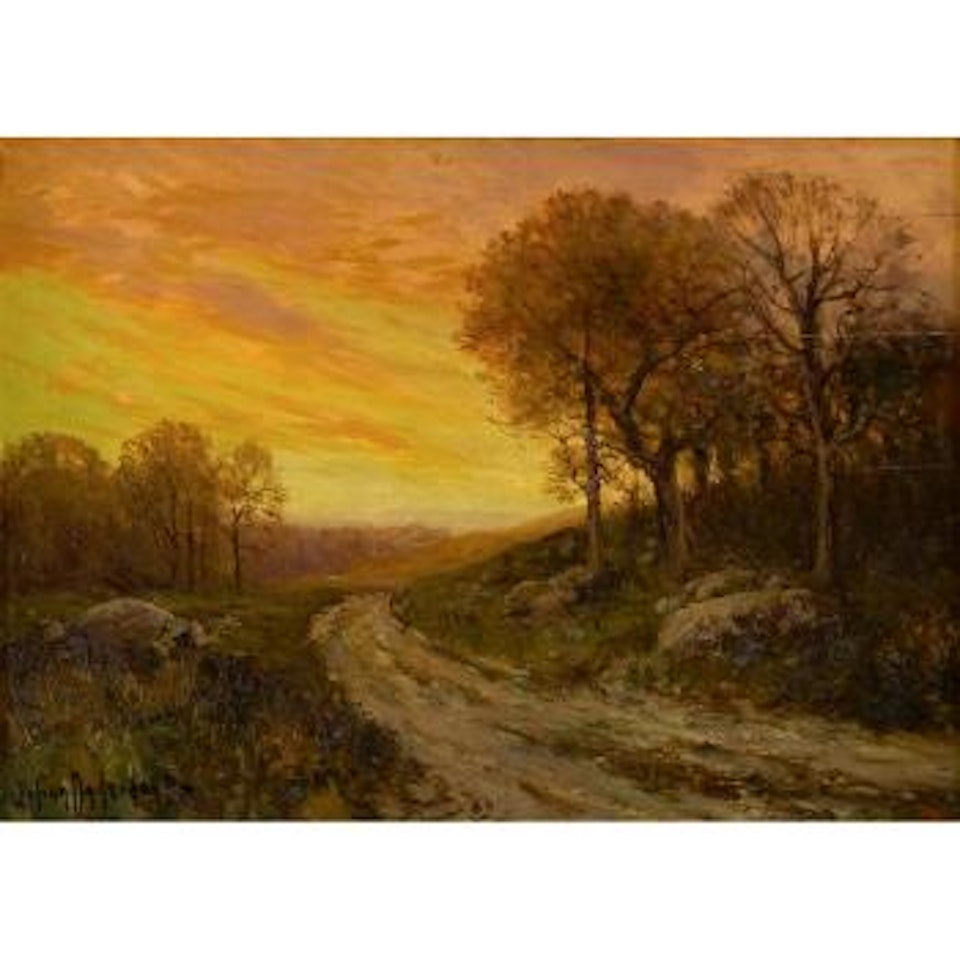 Autumn evening by Julian Onderdonk