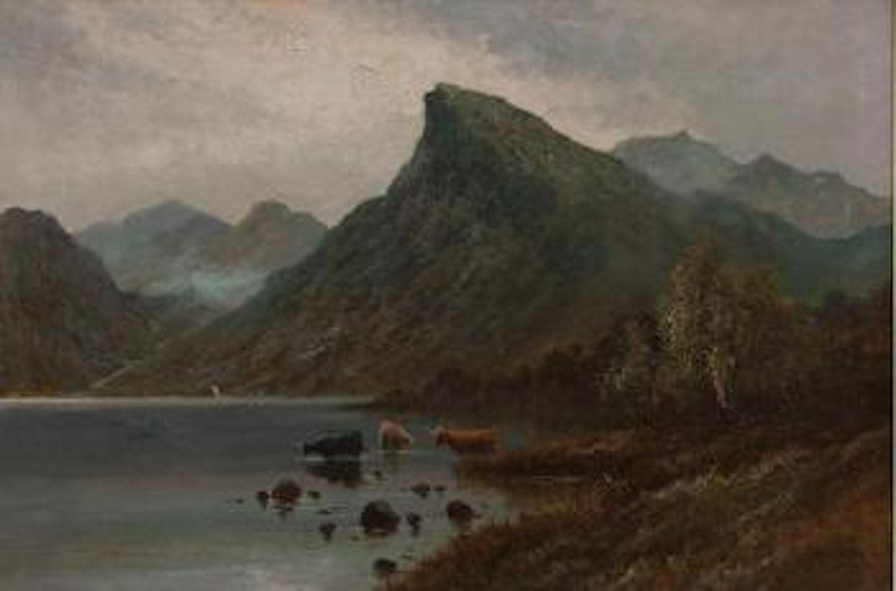 Loch katrine by Alfred de Breanski